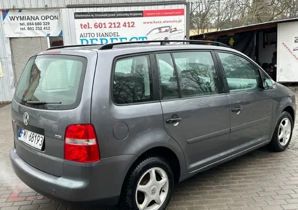 Volkswagen Touran cena 15999 przebieg: 246891, rok produkcji 2005 z Siedlce małe 92